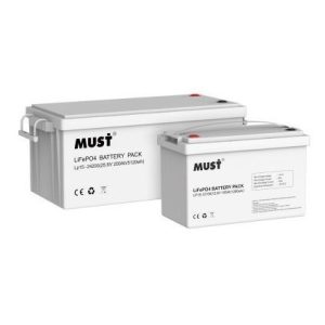 Аккумуляторная батарея MUST LP15-12100 (12,8В 100Ач) 1, кВтч  Bluetooh